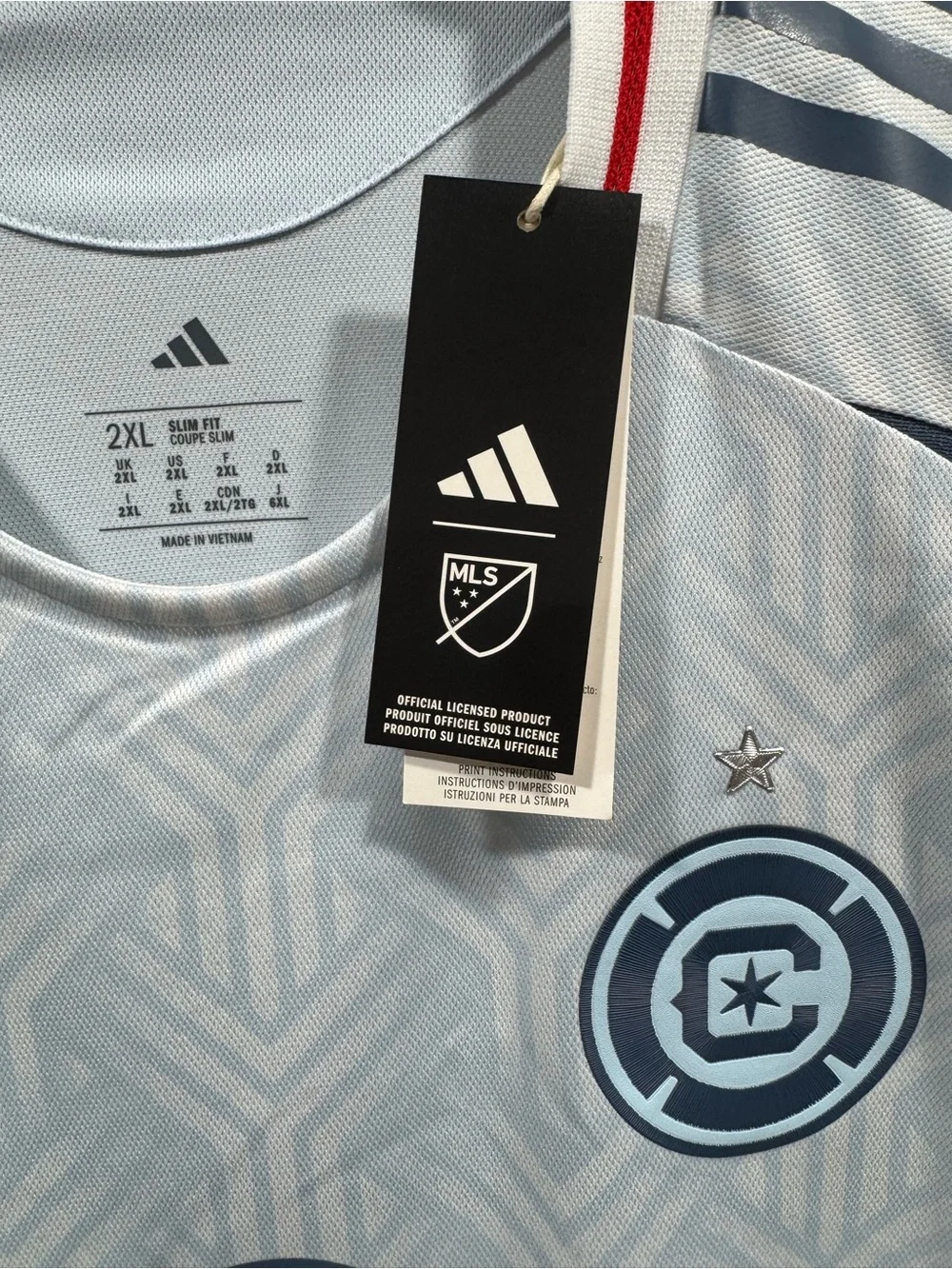 Adidas Chicago Fire Soccer Jersey